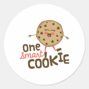 Smart Cookie Classic Round Sticker