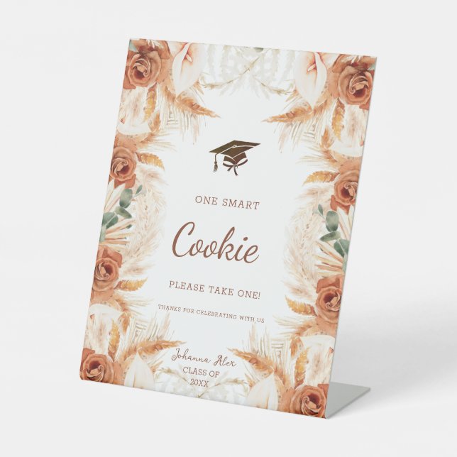 Smart Cookie Graduation Party Sign (Front)