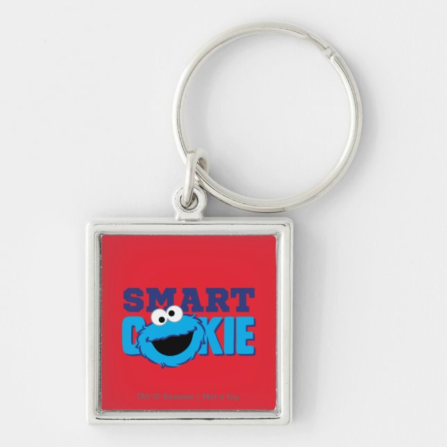 Smart Cookie Monster Keychain (Front)