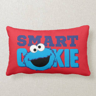 Smart Cookie Monster Lumbar Pillow