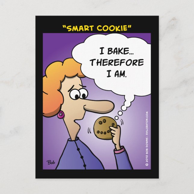 "Smart Cookie" Postcard (Front)
