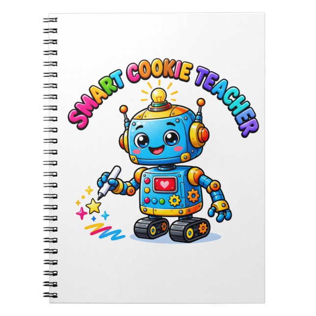 Smart Cookie Teacher Gift Notebook (Front)