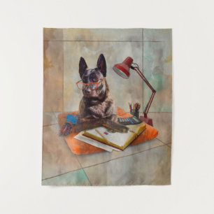 Smart Dutchie Dog Tapestry
