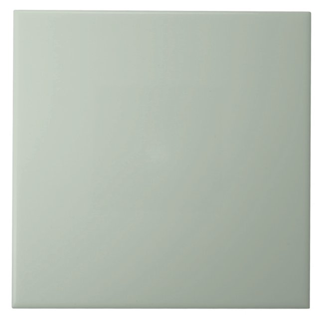 Smart Earthy Green Ceramic Tile. Tile (Front)