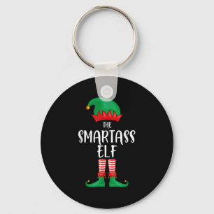 Smart Elf Christmas Party Matching Family Group Pa Keychain