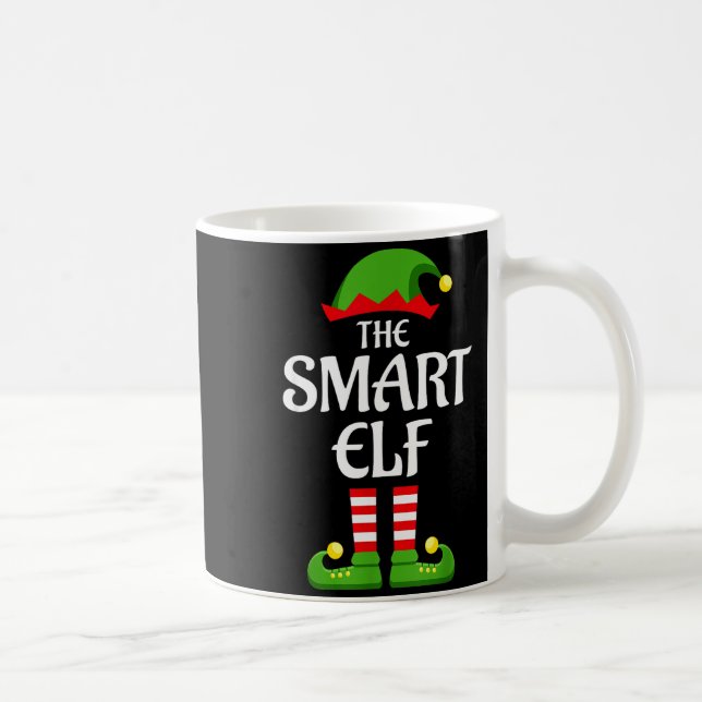 Smart Elf Family Matching Group Christmas  Coffee Mug (Right)