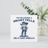 Smart Fella or Fart Smella Retro Frog Meme Funny