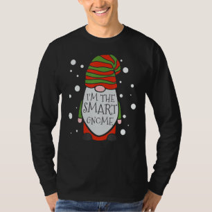 Smart Gnome  Matching Family Group  Funny Christma T-Shirt