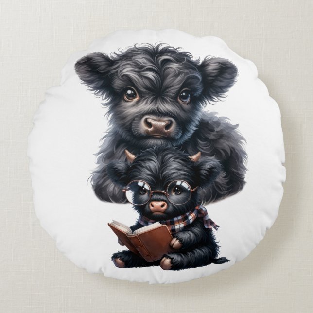 Smart Is The New Pretty Round Pillow (Front)