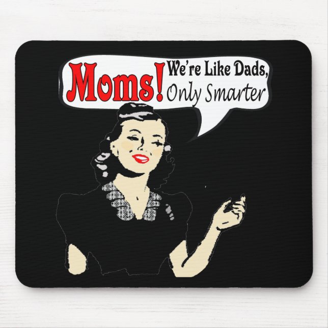 Smart Moms Mouse Pad (Front)