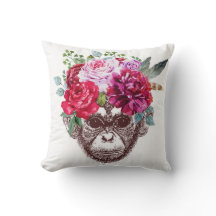Smart monkey pillow (White)