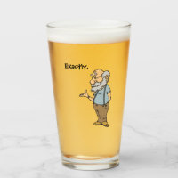 Smart Old Man Cartoon, Funny Elderly Wisdom