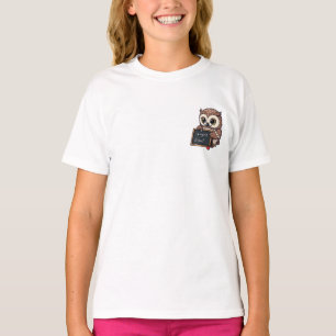Smart Owl Math Professor Kids T-Shirt