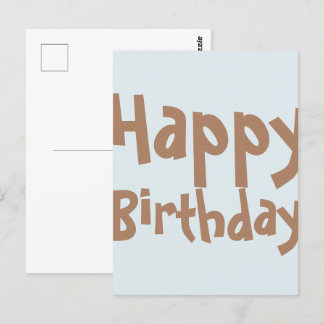 Smart Party Happy Birthday Card 
