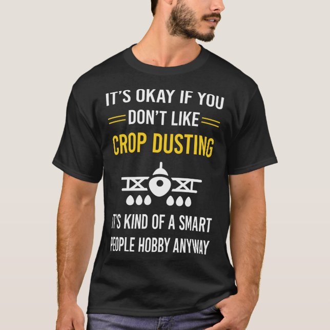 Smart People Crop Duster T-Shirt (Front)