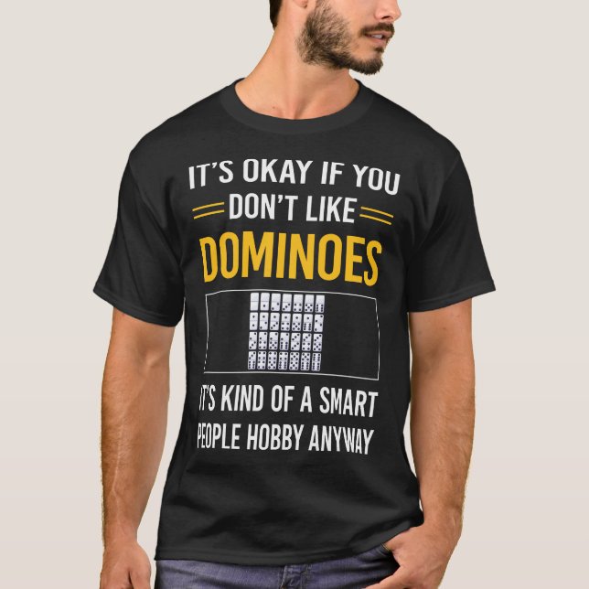 Smart People Dominoes T-Shirt (Front)