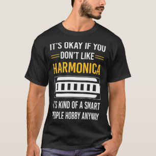Smart People Harmonica Mouth Organ T-Shirt