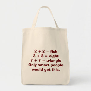 Smart People Math Tote Bag