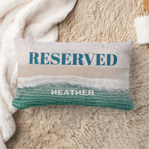 SMART! 🏖️ Personalized "Reserved" Beach Pillow