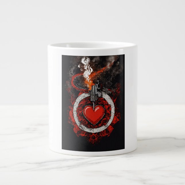Smart pic large coffee mug (Front)
