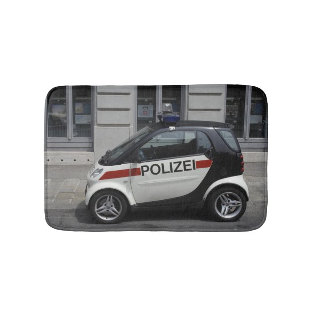 Smart Polizei Auto Bath Mat (Front)