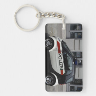 Smart Polizei Auto Keychain