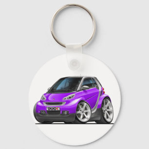 Smart Purple Car Keychain