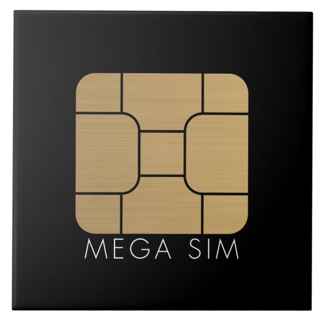 Smart SIM Card mega format Tile (Front)