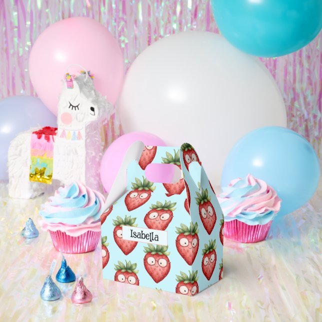 Smart Strawberry  Favor Box (Party)