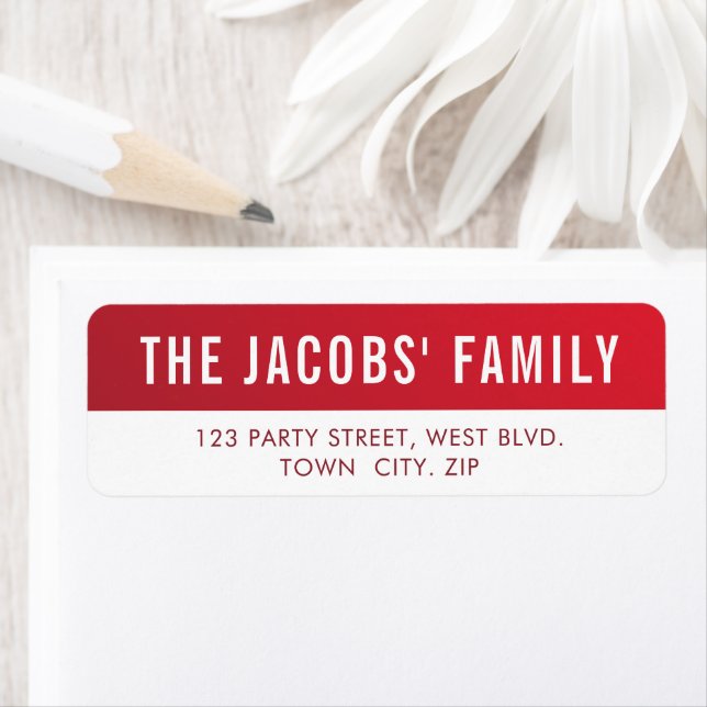 SMART stylish modern ombre red burgundy gradient (Insitu)