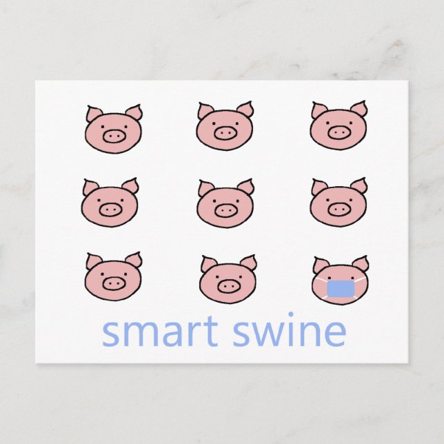Smart Swine Postcard (Front)