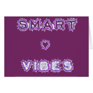 Smart Vibes Quote Text Art Design