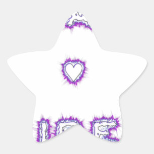 Smart Vibes Quote Text Art Design Star Sticker