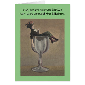 Smart Woman Birthday Celebration Retro Funny Humou
