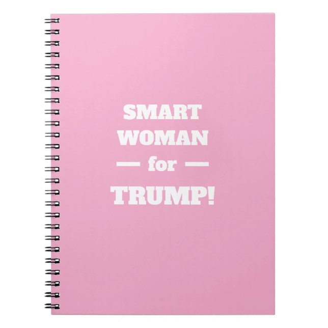 Smart woman for Trump Notebook (Front)