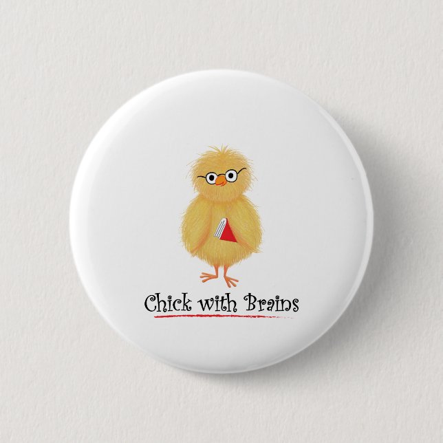 SmartChick 2 Inch Round Button (Front)