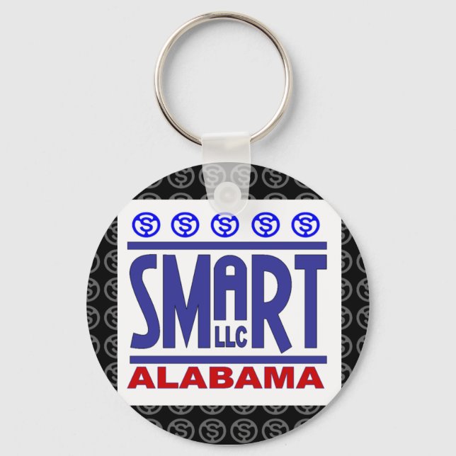 Smartdarklogo Keychain (Front)