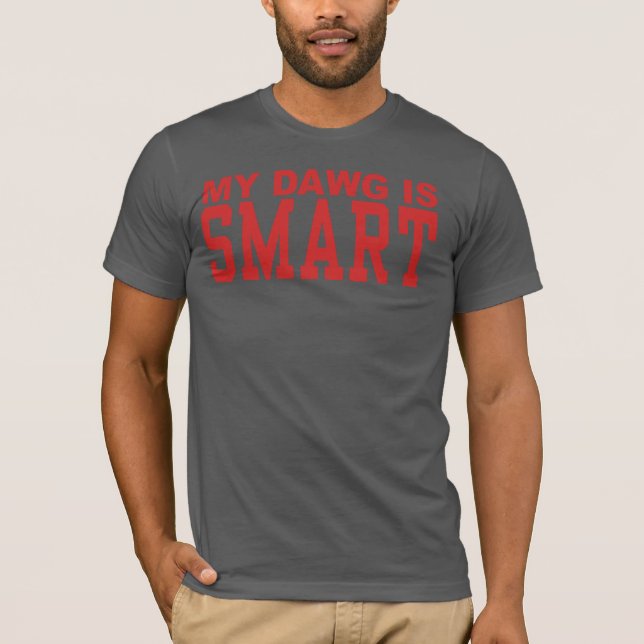 SmartDawg (Dark Grey) T-Shirt (Front)
