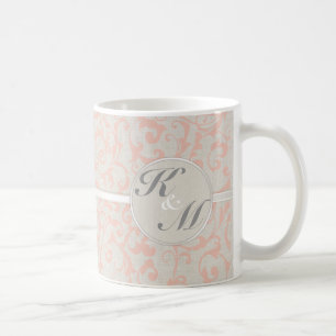 SmartElegance Coral Wedding Collection Coffee Mug