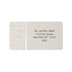 SmartElegance Natural Wedding Collection Label