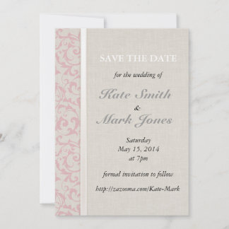 SmartElegance Pink Wedding Collection Save The Date