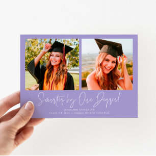 Smarter By One Degree Lilac Grad Multi Photo Announcement