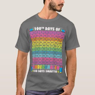 Smarter Numbers 100th Day Of Kindergarten 100 Days T-Shirt