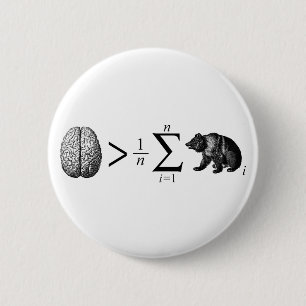 Smarter Than The Average Bear 2 Inch Round Button