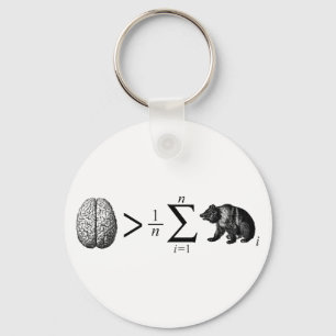 Smarter Than The Average Bear Keychain
