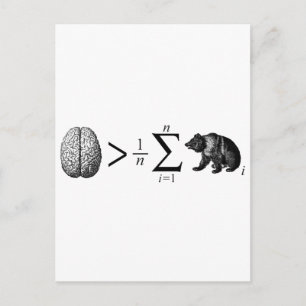 Smarter Than The Average Bear Postcard