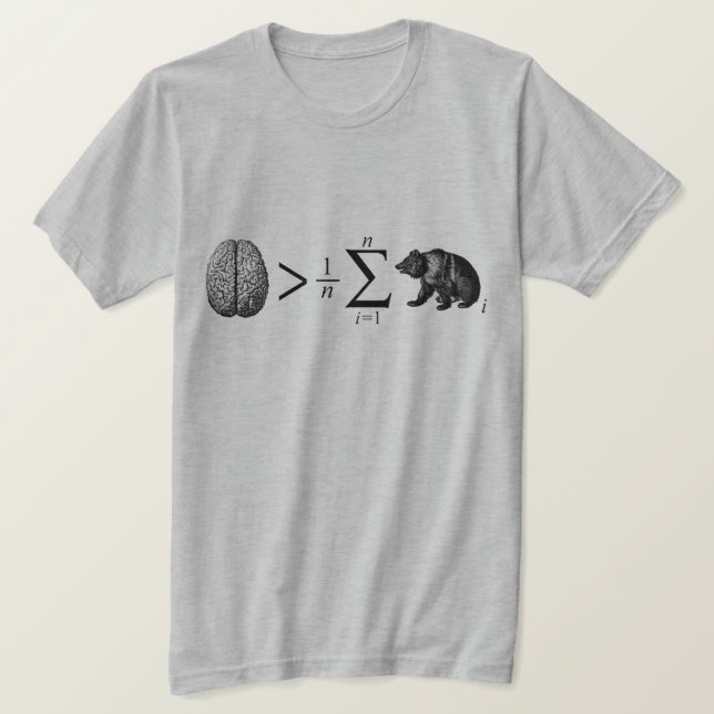 Smarter Than The Average Bear T-Shirt (Design Front)