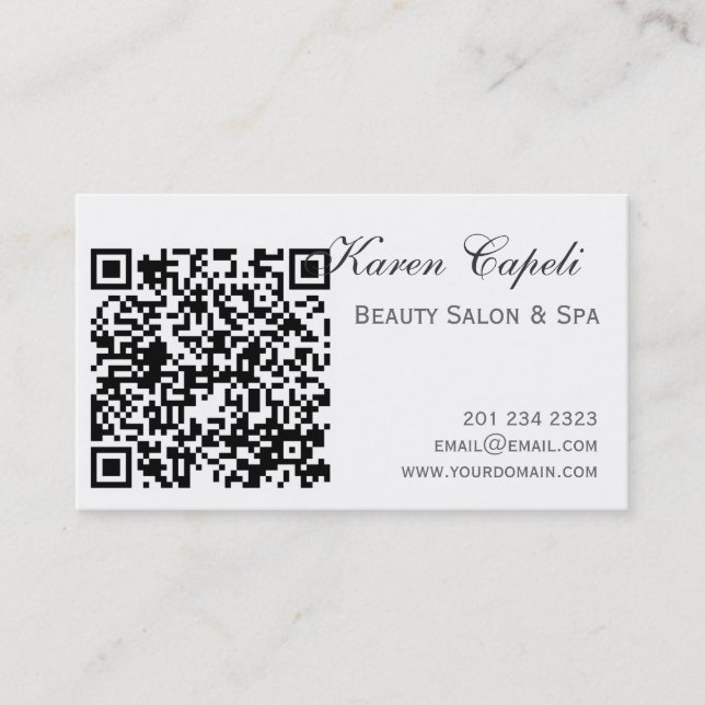 Smartfone Barcode  Salon Appointment (Front)