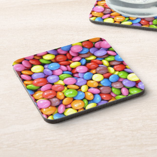 Smarties Background Coaster (Left Side)