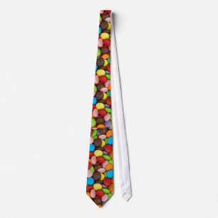 smarties background novelty tie